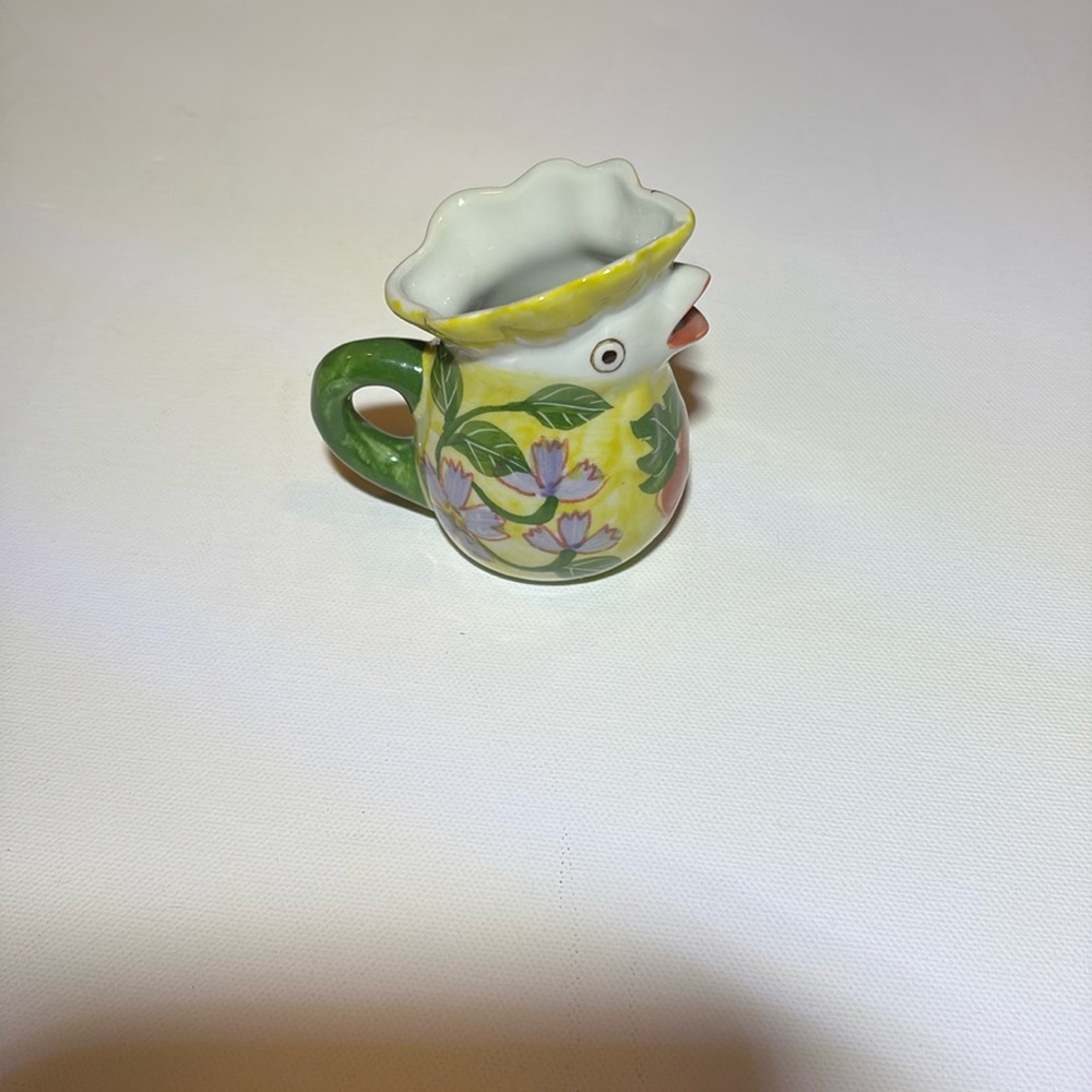 Vintage Mini Chicken Creamer by Sadek